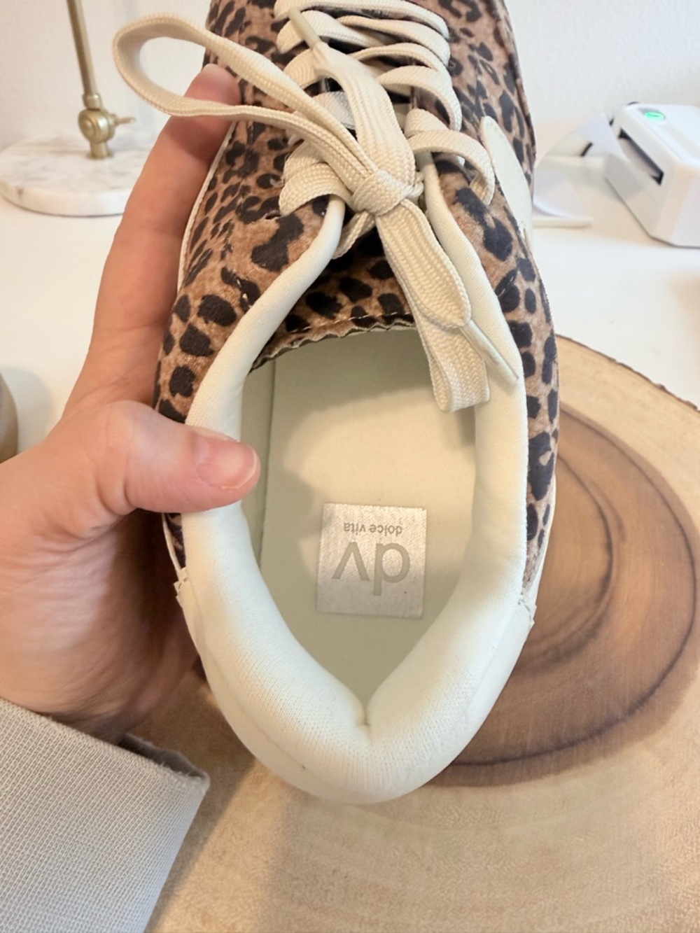 Dolce Vita Leopard Print Sneakers - Picture 13 of 13